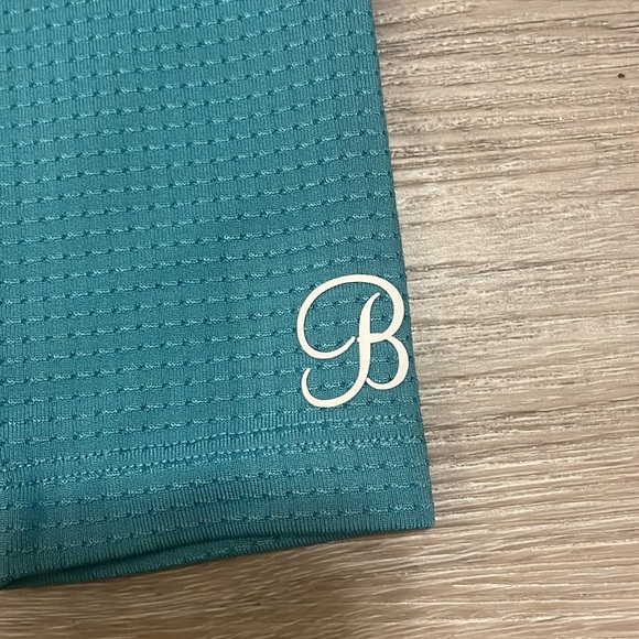 Bombshell Sportswear Blue & White Thigh High Leggings - Size Small - Picture 3 of 4